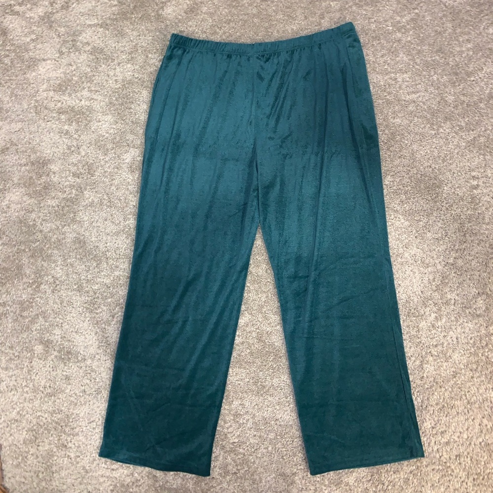 Seventh Avenue Turquoise Wide Leg Pants size 3X - Picture 7 of 8